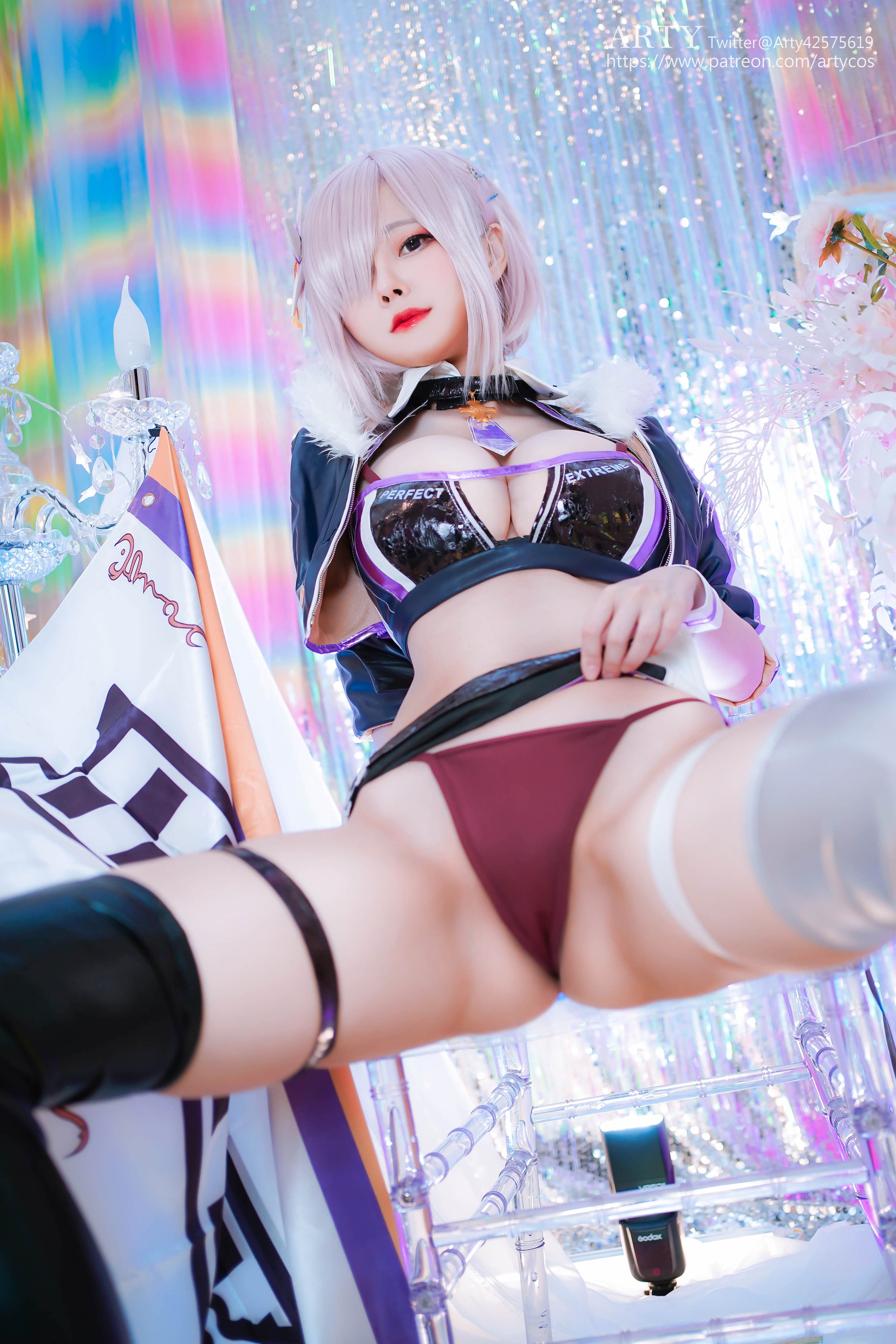 图片[1]-Arty亚缇 – NO.033 FGO Mash racing suit[22P]-XikXak